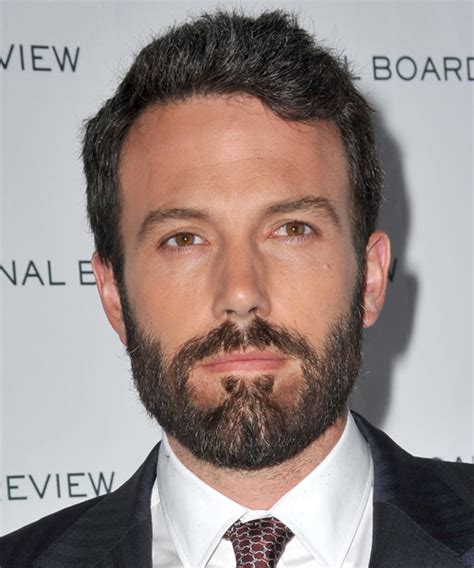 And when we say on, we mean pda filled, soppy, and undeniably an item again. Ben Affleck Short Straight Dark Ash Brunette Hairstyle
