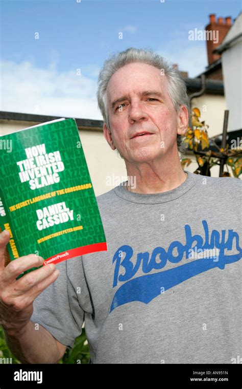 New York Author Daniel Cassidy With His Book How The Irish Invented