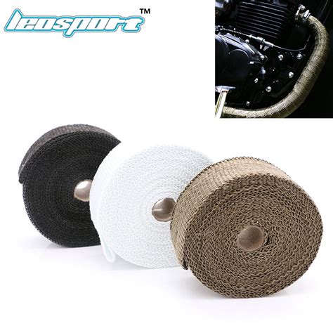 Flame barrier exhaust wrap is a high temperature, soft, resilient exhaust wrap capable of withstanding continuous temperatures up to 550°c. Leosport Fiberglass Exhaust Protection Pipe Heat Header ...