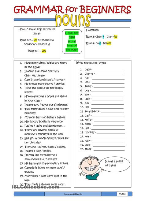 Learn English Worksheets For Beginners