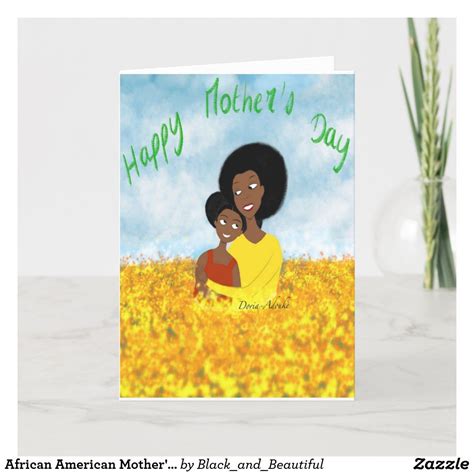 African American Mothers Day Greetings Teenager Birthday Card