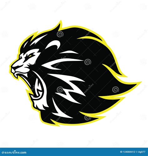 Roaring Lion Head Logo