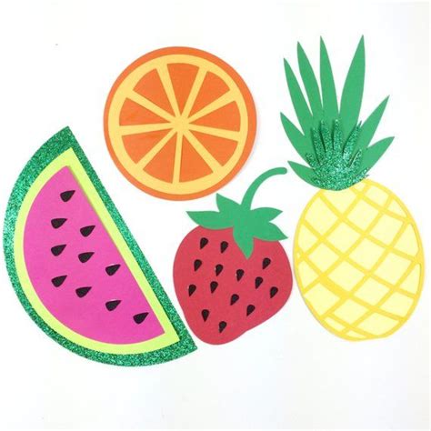 Tutti Frutti Banner Glitter Banner Pineapple Watermelon Strawberry