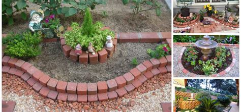 Diy Garden Ideas With Bricks