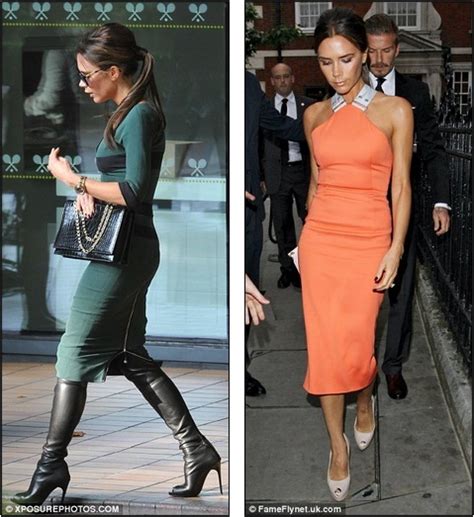 Hello Celebrity Victoria Beckham Shows Off Her Ultra Thin Pins In A