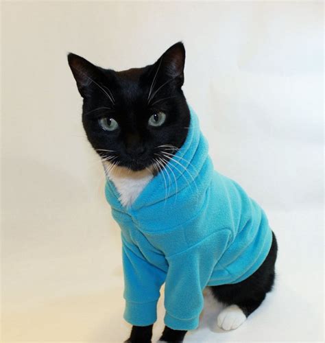 Coolcats Microfleece Cat Hoodie Several Colors By Rockindogs 2495