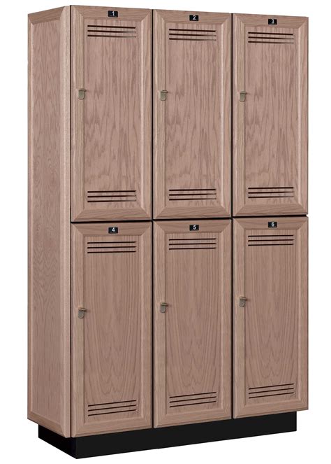 Vented Wood Club Lockers By All Wood Lockers