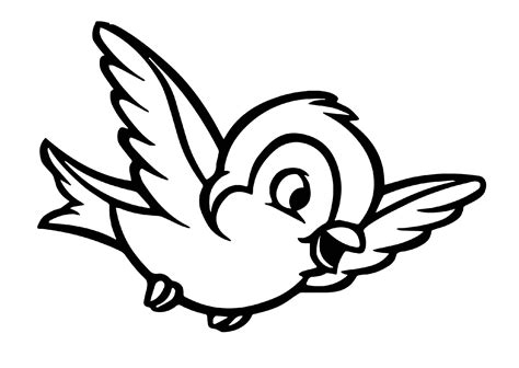 Cute Birds Coloring Pages Coloring Home