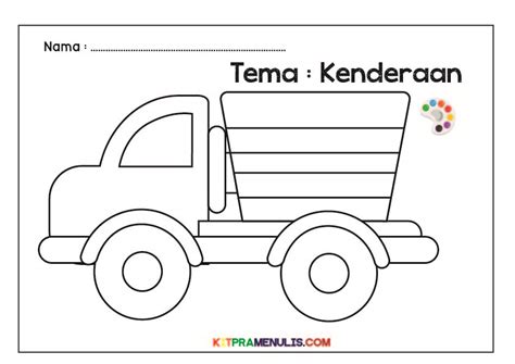 Posted by unknown at 19:27. Lembaran Kerja Mewarna Tema Kenderaan Darat | KitPraMenulis