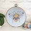Whimsical Bumblebee Embroidery Kit By Paraffle 