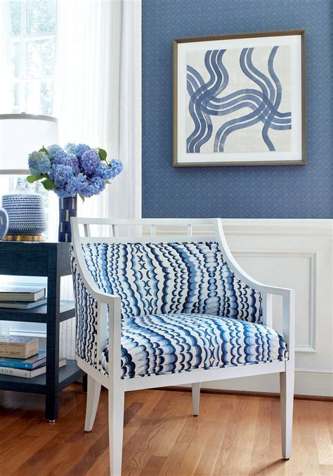 Samples also available for a low price. Thibaut Ebru Aqua Wallpaper 839-T-2983