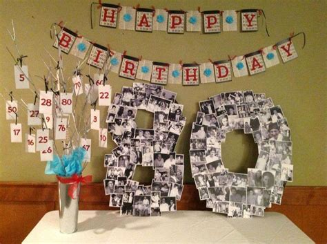 23 Ideas for 80th Birthday Party Decorations - Home, Family, Style and