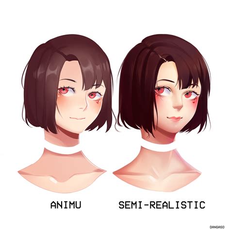 Semi realistic shading practise anime style 2 by c0reja on. Dangaso - Basically how I color stuff~ My anime-ish style ...