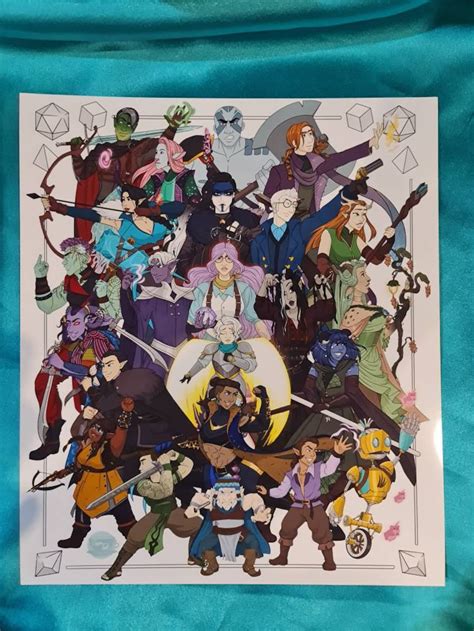 Critical Role Poster Etsy Uk