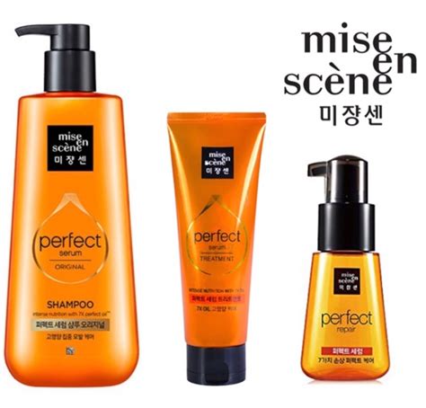 Get great deals on ebay! MADE KOREA Mise En Scene Perfect Repair Serum and Shampoo ...