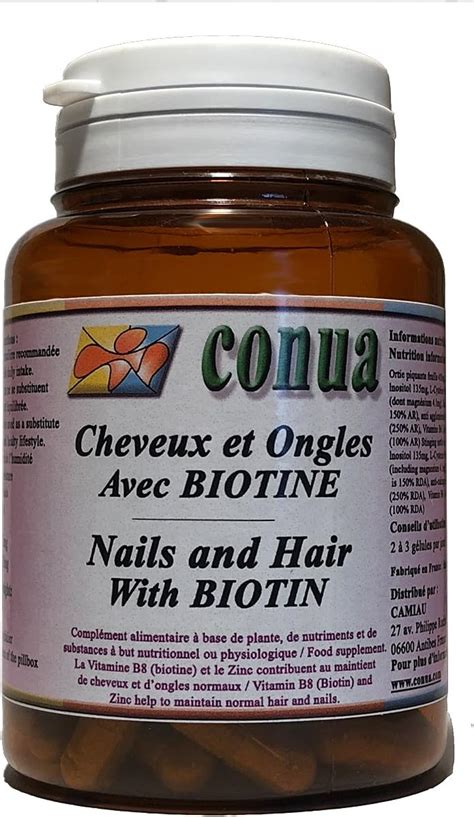 Cheveux Ongles Forts Et Peau Avec Biotine Zinc En Gélules Ortie