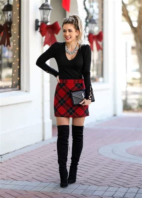 How To Wear Plaid Skirts Outfit Ideas