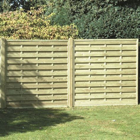 Horizontal Boarded Fence Panel Pressure Treated Free Delivery Available