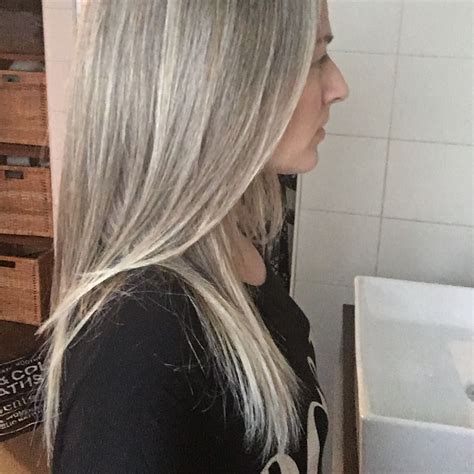 In most cases, you will have to bleach at least two times. Grey is the new blonde | Silver highlights in my grey ...