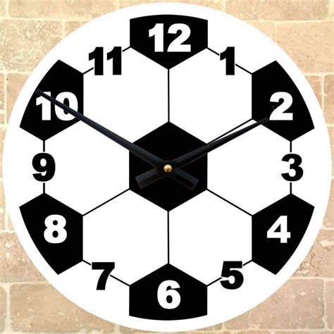 Maybe you would like to learn more about one of these? Football Clock | Clock, Football bedroom, Boys football ...