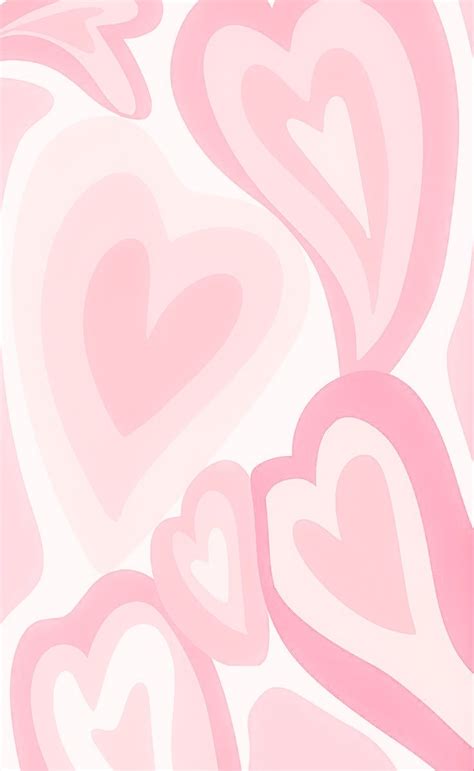 Pink Hearts Pink Wallpaper Backgrounds Pretty Wallpaper Iphone