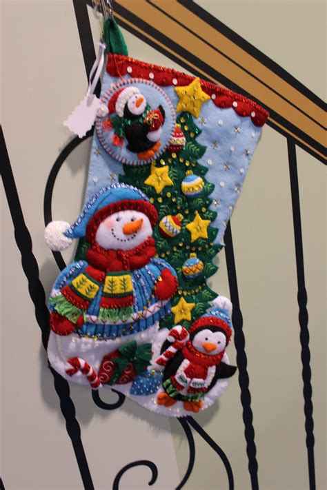 Handmade Stocking Kits By Bucilla Christmas Stocking Kits Christmas