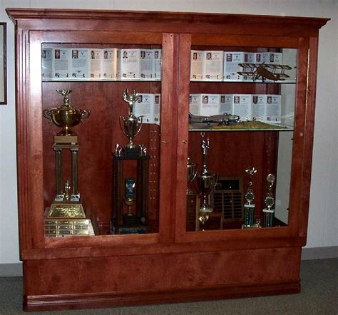 Hand Made Trophy Display Case By Cc Fine Furniture
