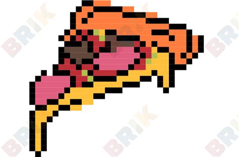 Pizza Pixel Art Brik
