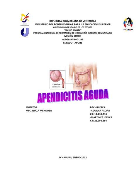 PDF Caso Apendicitis Aguda DOKUMEN TIPS