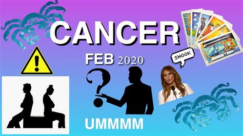 Get your weekly cancer love horoscope from horoscope.com. CANCER WEEKLY tarot reading FEB 2020! - YouTube