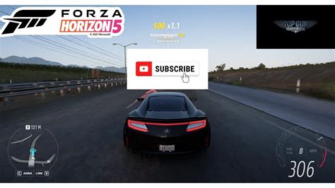 Forza Horizon 5 With Rtx 3050 Acura Top Speed 300kmph Hitting Youtube