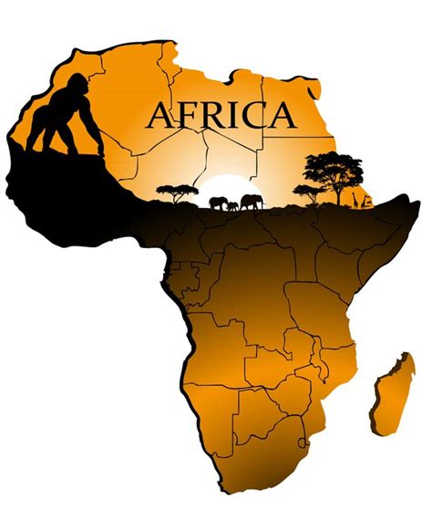 Fototapeta Kontynent Afryka • Pixers® • Żyjemy By Zmieniać