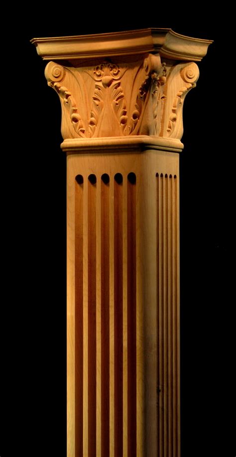 Also know, what is a support structure in science. Square Corinthian Column | Columns, Legs, Newel Posts and ...