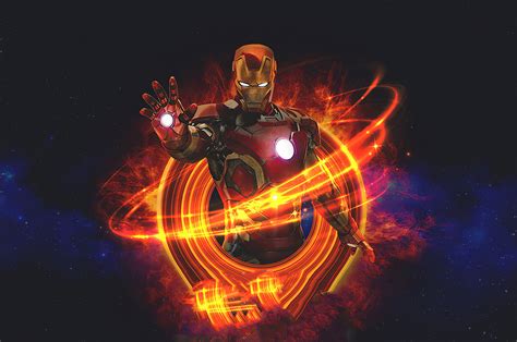 2560x1700 Marvel Iron Man Art Chromebook Pixel Wallpaper Hd