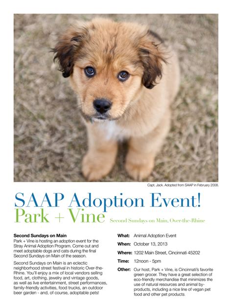 When you adopt from easel, your dog or cat will have had spay / neuter surgery, a microchip implanted, a rabies vaccination (if at least four months. Adoption Event at Park + Vine | PHODOGRAPHER