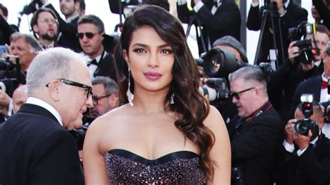 Priyanka Chopra Makes Her Cannes Debut In A Shimmering Black Gown