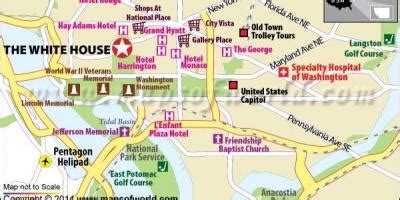 En esta ciudad con un fuerte ambiente artístico, podrás disfrutar de atracciones de primer nivel, como sus opciones de entretenimiento y sus restaurantes. Washington dc mapa de la casa blanca - la casa Blanca dc ...