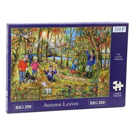 Disney cartoon animation puzzles children gifts racing general mobilization mcqueen 100/200/300 pieces puzzles children toys. House Of Puzzles Autumn Leaves Big 250 Piece Jigsaw Puzzle