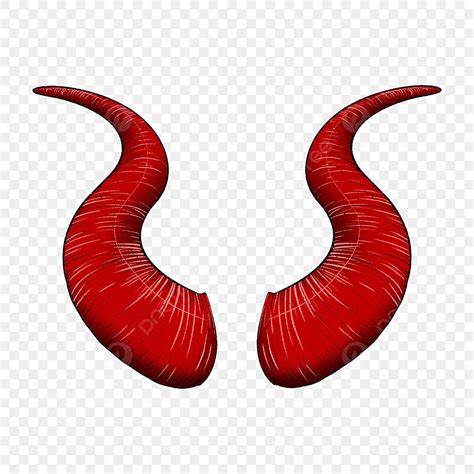 Horned Demon Clipart Png Images Evil Red Twisted Devil Demon Horns