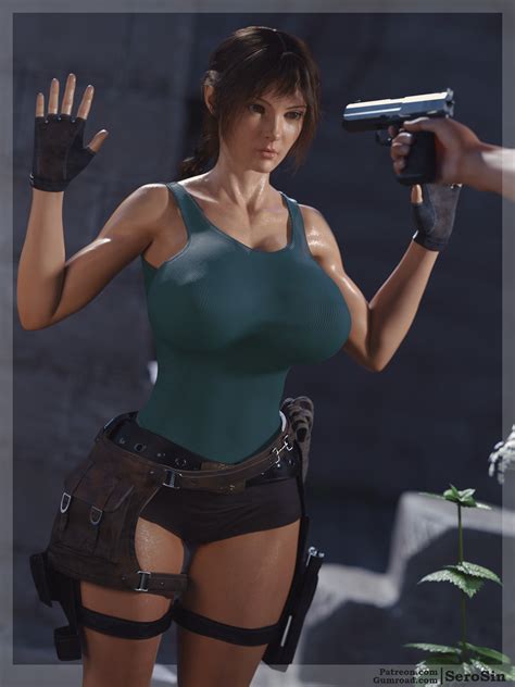 Lara Croft Captured Serosin Comics Army