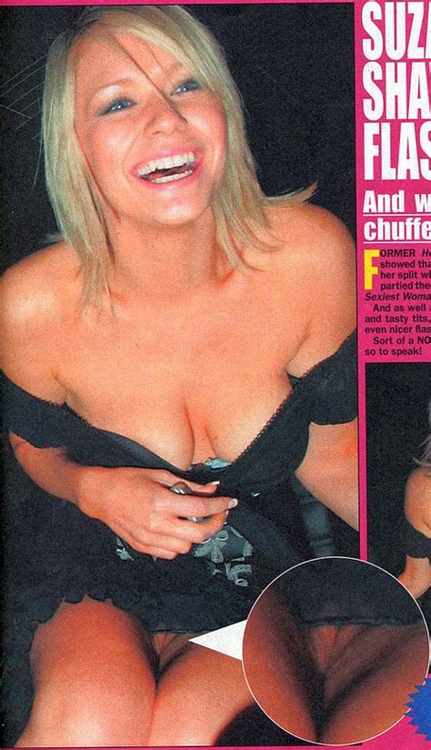 Suzanne Shaw Exposing Her Nice Big Boobs In See Thru Dress And Posing