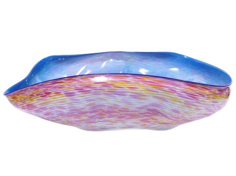Lot Monumental Dale Chihuly Art Glass Bowl