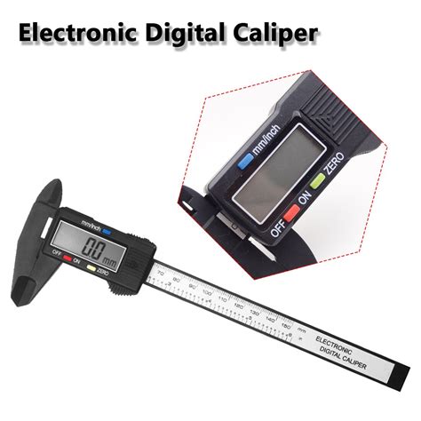 Buy Digital Electronic Carbon Fiber Micrometer Ruler