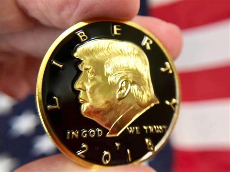 President Donald Trump Collectible Coin Patriot Powered Products