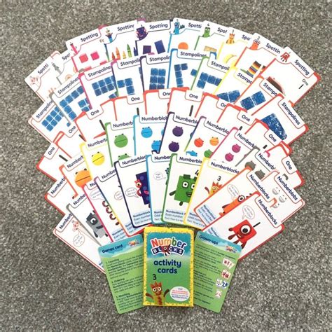 Numberblocks Activity Cards A Starter Pack Of 52 Cards For Etsy