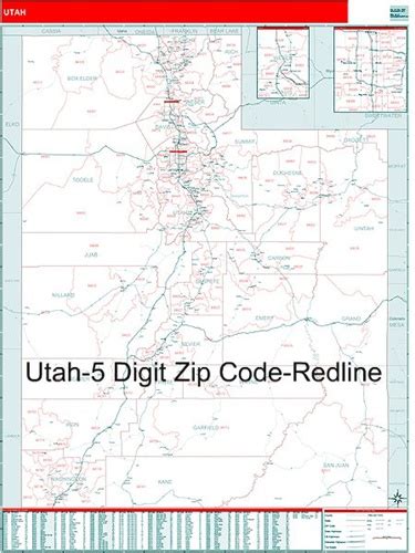Utah Zip Code Map From