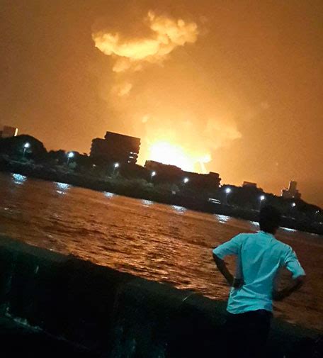 Mumbai Dock Horror Sailors Die After Explosion Sinks Indian Navy
