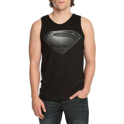 Dc Comics Superman Man Of Steel Silver Logo Tank Top Hot Topic