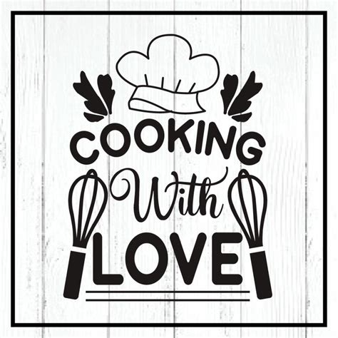 Cooking With Love Svg Masterbundlesfunny Kitchen Bundlefunny Kitchenfunny Kitchen Svg