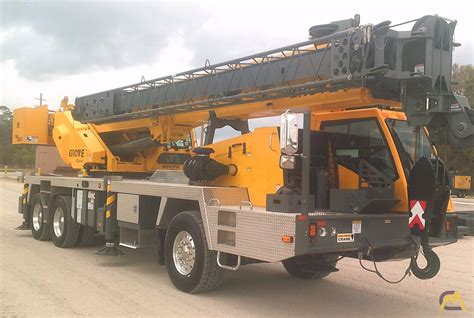 Grove Tms500 2 40 Ton Truck Mounted Crane For Sale Hoists And Material